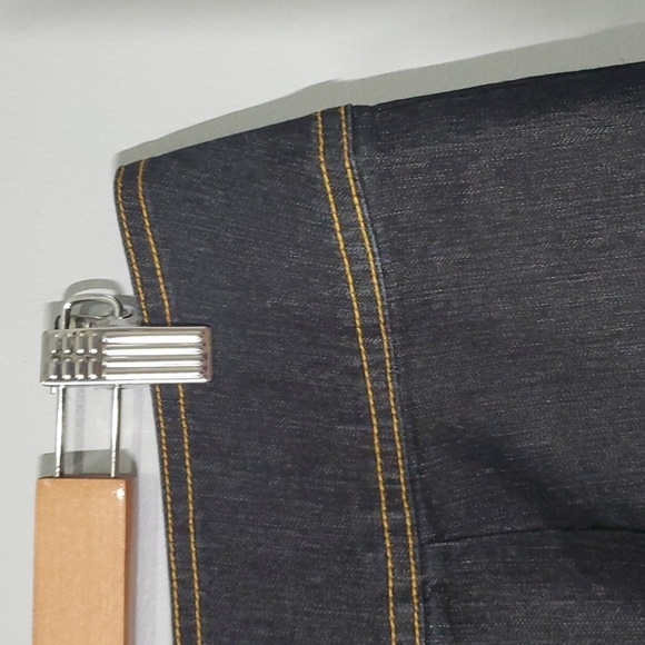 BisouBisou skirt women's size 12 black false pockets - Picture 7 of 16